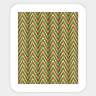 Retro 80s Dunes - Stripes Holiday Sticker